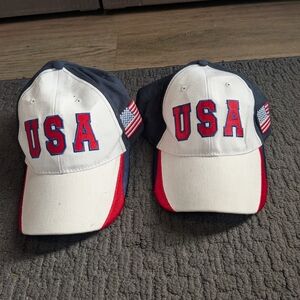 USA Baseball Caps with Flag Design